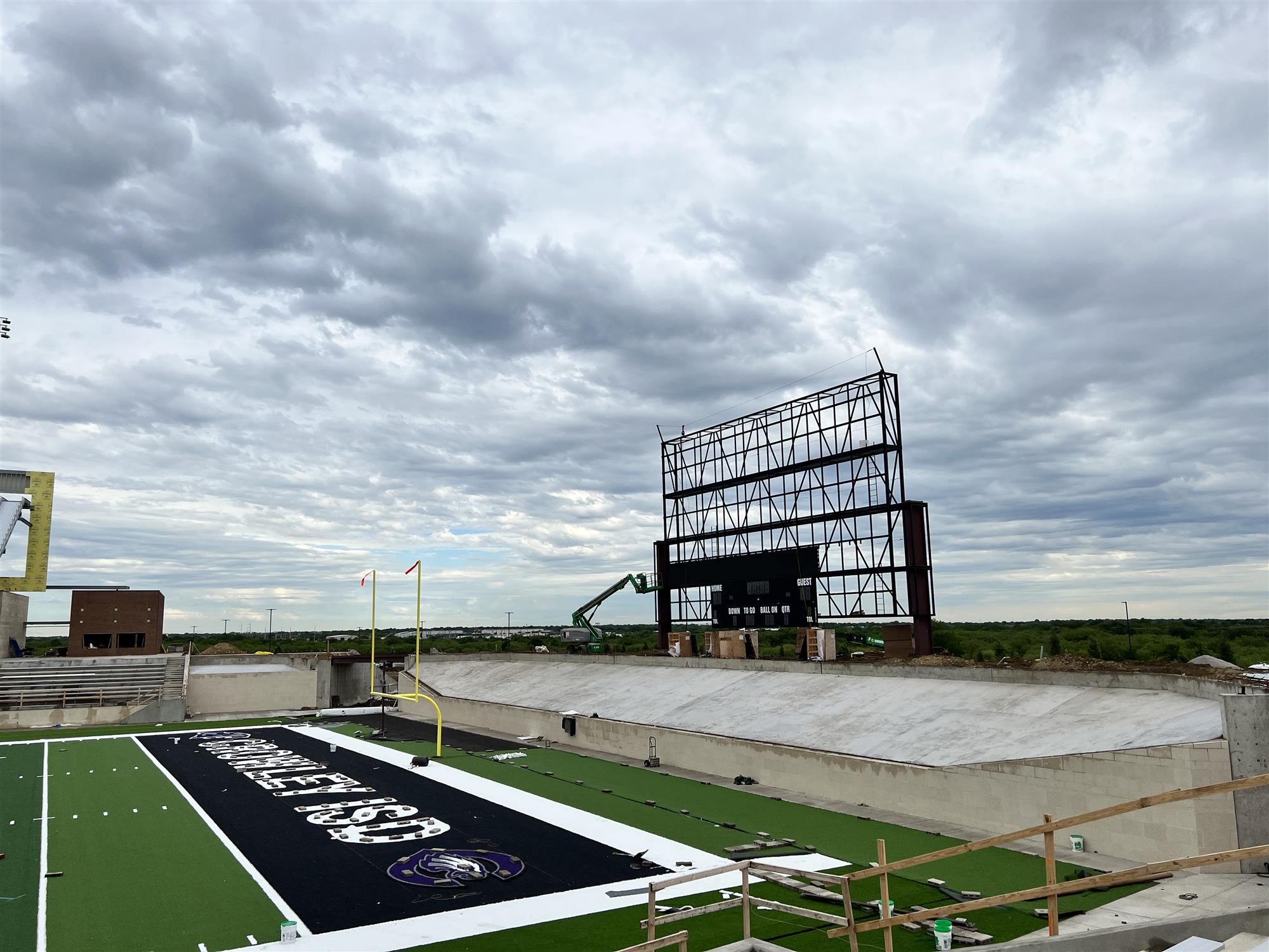 Stadium Scoreboard Construction