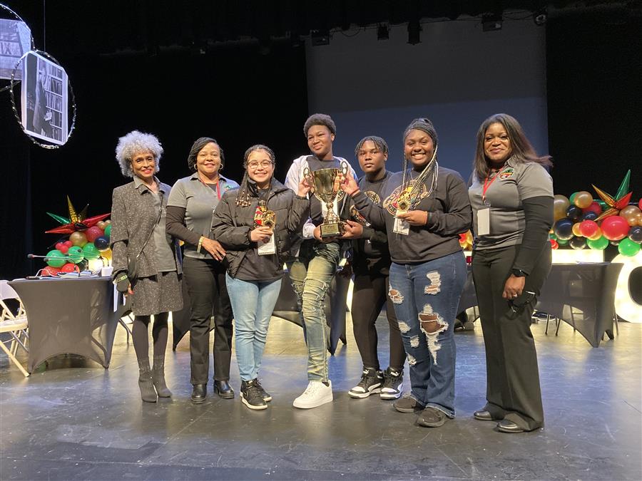 2023 Black History Quiz Bowl Students 